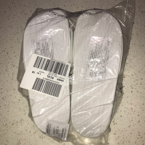 VS Victorias Secret Pink Single Strap Slide Sandal Slipper Flip Flop L 9/10 - Picture 8 of 8